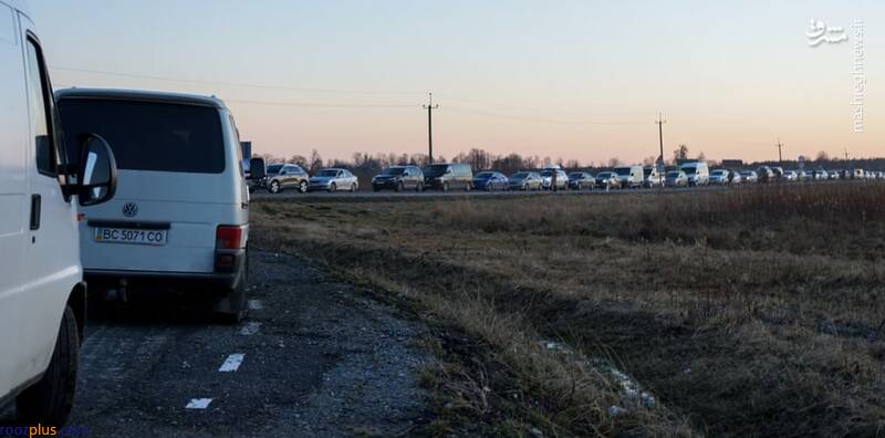 وضعیت اوکراینی‌ها در مرزهای غربی کشور/ عکس