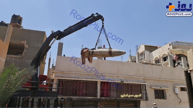 عکس/ موشکی که خانواده فلسطینی از آن جان سالم به در برد