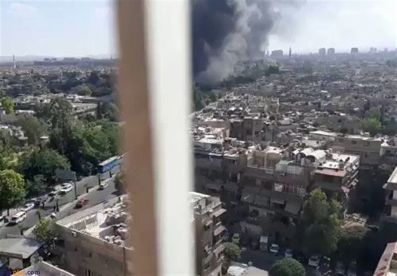 مهار آتش سوزی در جنوب دمشق