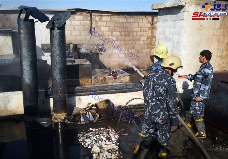 مهار آتش سوزی در جنوب دمشق