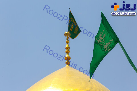 تصاویر/سبز شدن حرم حضرت فاطمه معصومه(س) در استقبال از عید غدیر