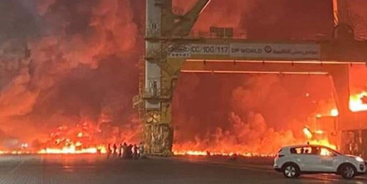 کشته و زخمی شدن 5 صهیونیست در انفجار بندر دبی