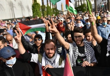 مغربی‌ها هشتگ «نه به صهیونیست‌ها» راه انداختند