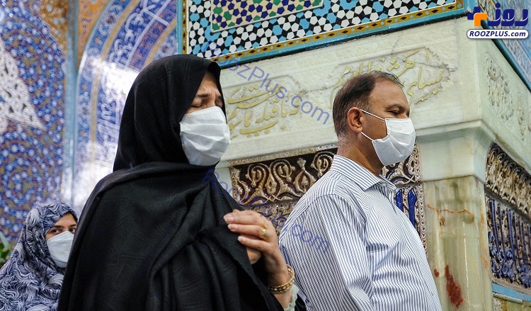 تشرف فرمانده نیروی دریایی ارتش پاکستان به حرم مطهر رضوی +تصاویر