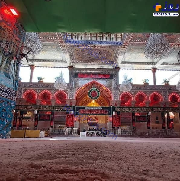 مسدود شدن حرم امام حسین(ع) +تصاویر