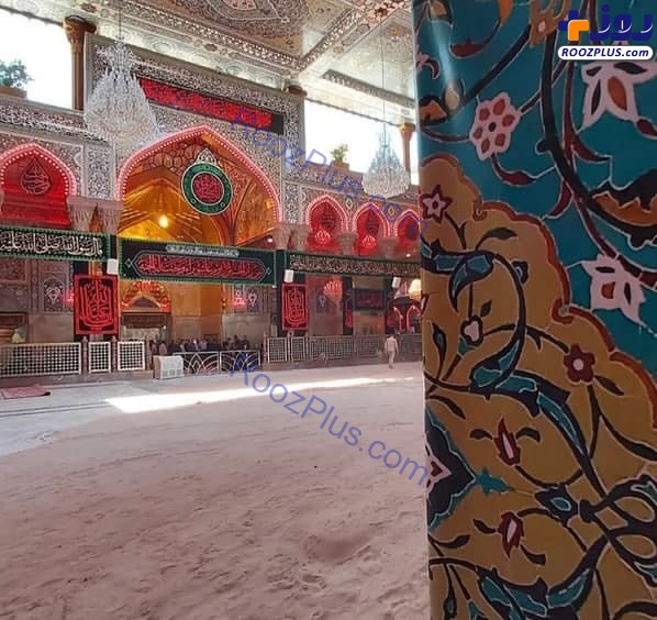 مسدود شدن حرم امام حسین(ع) +تصاویر