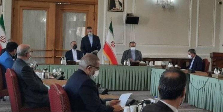 نخستین نشست مشترک وزارتخانه‌های بهداشت و امور خارجه درباره واکسن کرونا با حضور امیرعبداللهیان و عین‌اللهی