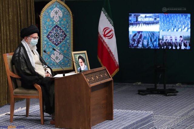 ارتباط تصویری فرمانده کل قوا با مراسم دانش‌آموختگی دانشجویان دانشگاه‌های افسری