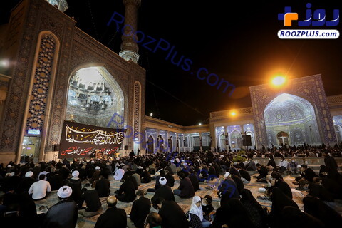 تصاویر/ حال و هوای حرم حضرت فاطمه معصومه(س) در شب شهادت امام رضا(ع)