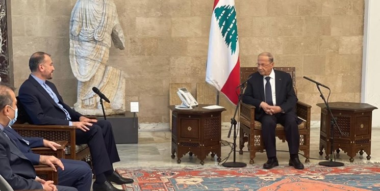 امیرعبداللهیان در دیدار با میشل عون: ایران همواره کنار لبنان ایستاده است