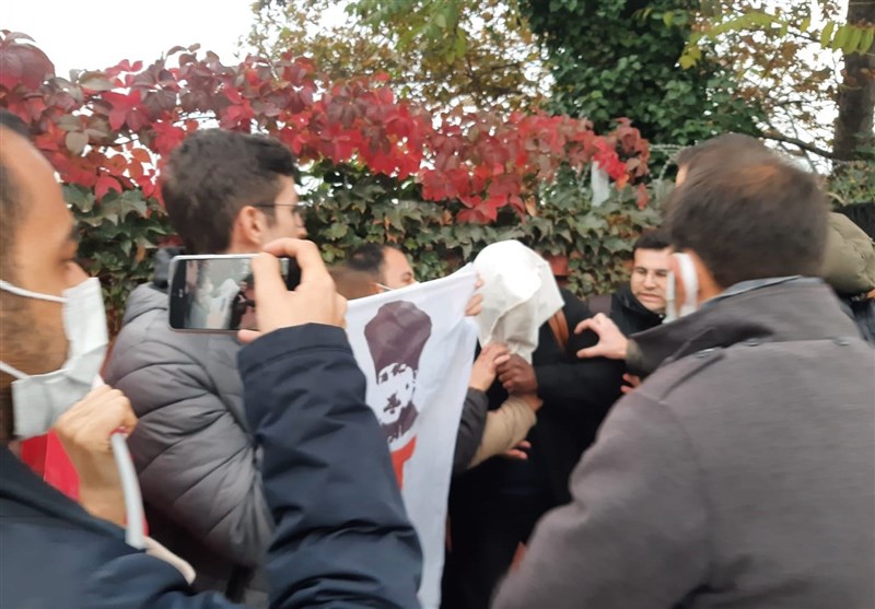 گونی کشیدن بر سر نظامی آمریکایی در استانبول ترکیه
