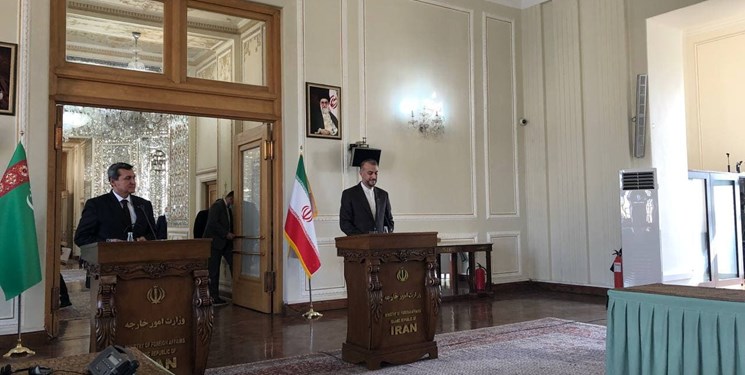 امیرعبداللهیان: توافق ایران و ترکمنستان برای امضای سند جامع همکاری ها و ارتقای حجم تبادل تجاری به حداکثر ممکن