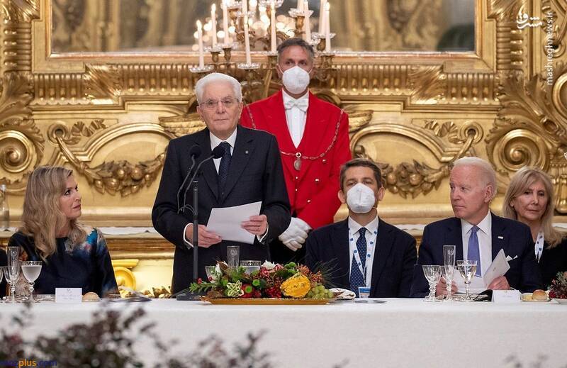 ضیافت شام رئیس‌جمهور ایتالیا برای سران G20 / عکس