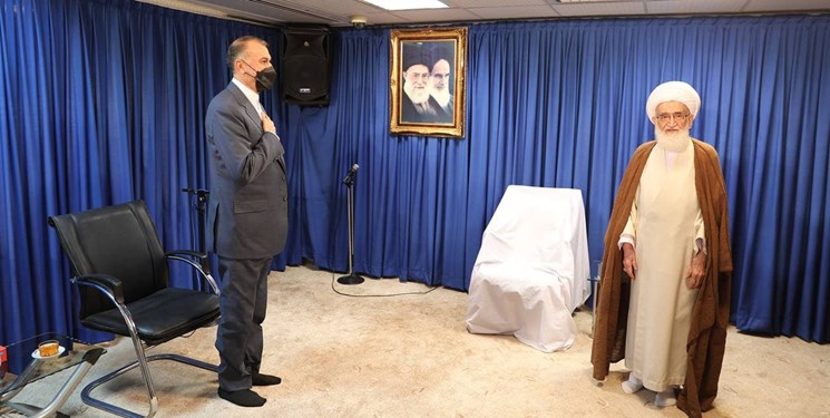 پست اینستاگرامی امیرعبداللهیان از سفر به قم و دیدار با مراجع عظام