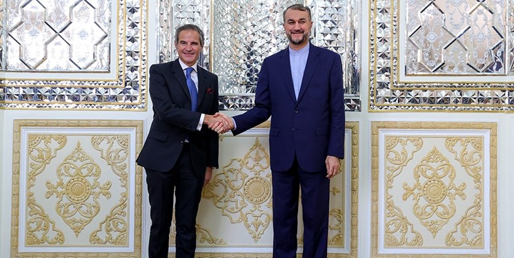 دیدار گروسی با امیرعبداللهیان