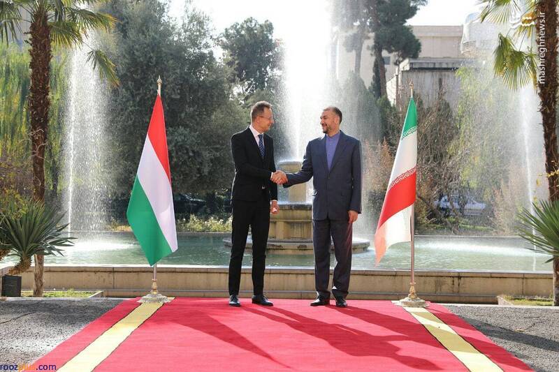 دیدار وزیر خارجه مجارستان با امیرعبداللهیان/عکس