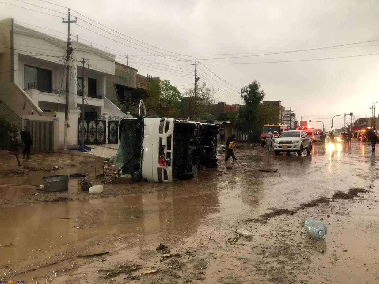 سیل در کردستان عراق جان 8 نفر را گرفت