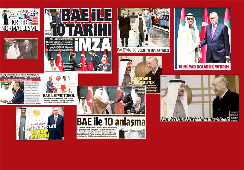 ترکیه و امارات، از تخاصم تا لبخند
