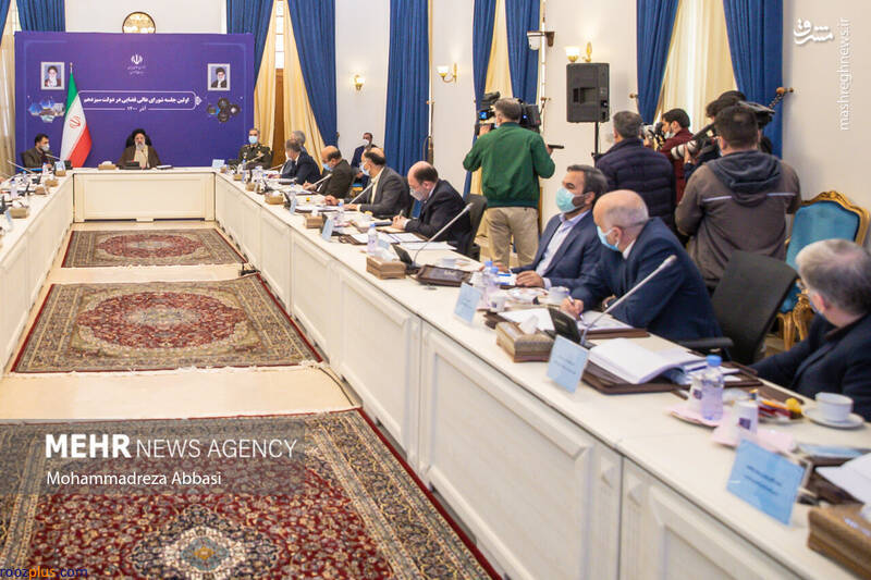 رئیسی در جلسه شورای عالی فضایی/عکس