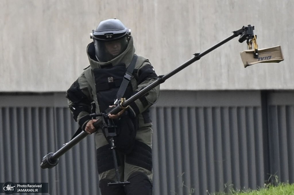 عکس/کشف یک بمب مشکوک در کنار دادگاه عالی برزیل