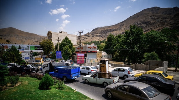 ترافیک سنگین در جاده چالوس و آزادراه تهران - شمال