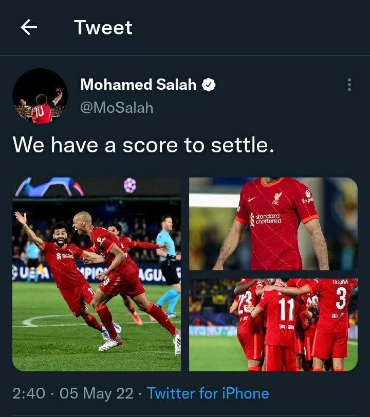 محمد صلاح با رئال مادرید تسویه حساب میکند محمد صلاح با رئال مادرید تسویه حساب میکند