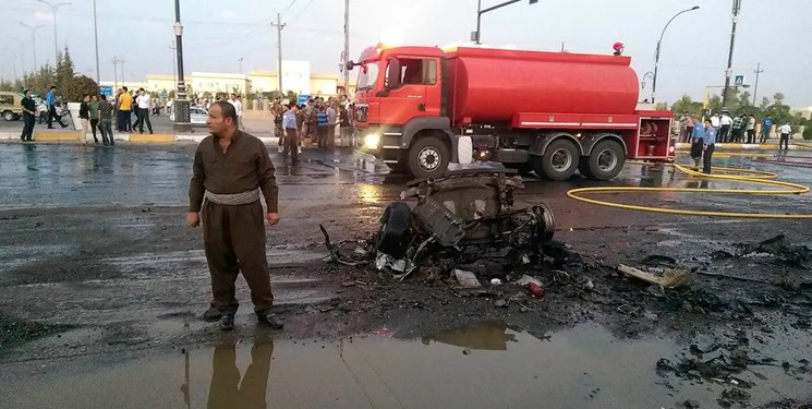 انفجار خودرو در شهر اربیل عراق
