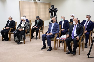 رییس جمهور ترکیه با رهبر معظم انقلاب دیدار کرد
