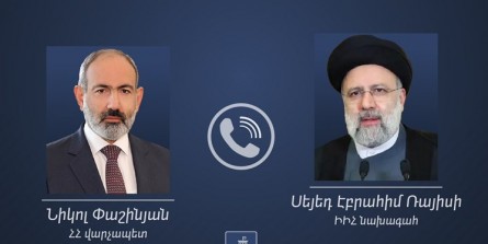 تماس تلفنی رئیسی و پاشینیان درباره تنش نظامی اخیر در قفقاز جنوبی