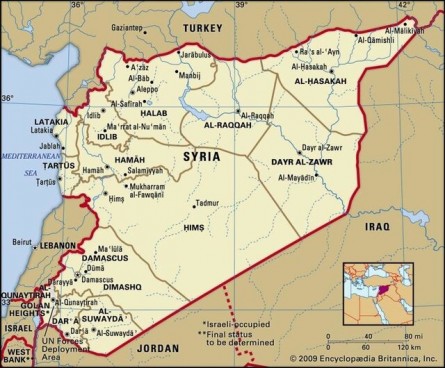 شنیده شدن صدای سه انفجار در شرق سوریه همزمان با پرواز جنگنده‌های ناشناس