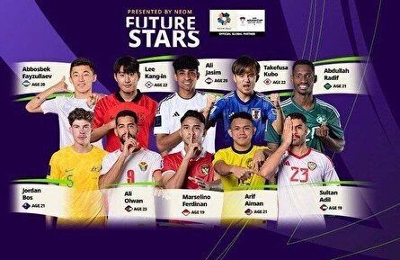 ۱۰ ستاره آینده دار آسیا مشخص شدند/ سهم «صفر» برای فوتبال ایران