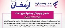 اسامی برندگان هشتمین دوره قرعهکشی طرح ارمغان بانک رفاه کارگران اعلام شد اسامی برندگان هشتمین دوره قرعهکشی طرح ارمغان بانک رفاه کارگران اعلام شد