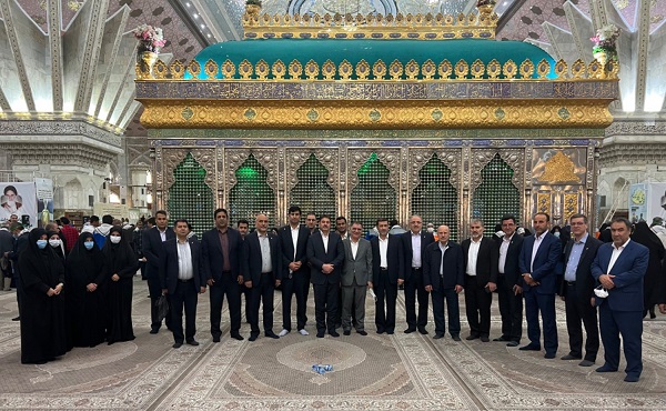 تجدید میثاق مدیران و کارکنان بانک رفاه کارگران با آرمان‌های بنیانگذار کبیر انقلاب اسلامی