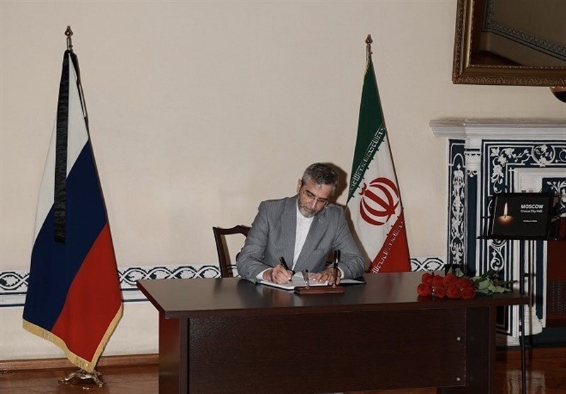 حضور باقری در سفارت روسیه در تهران حضور باقری در سفارت روسیه در تهران