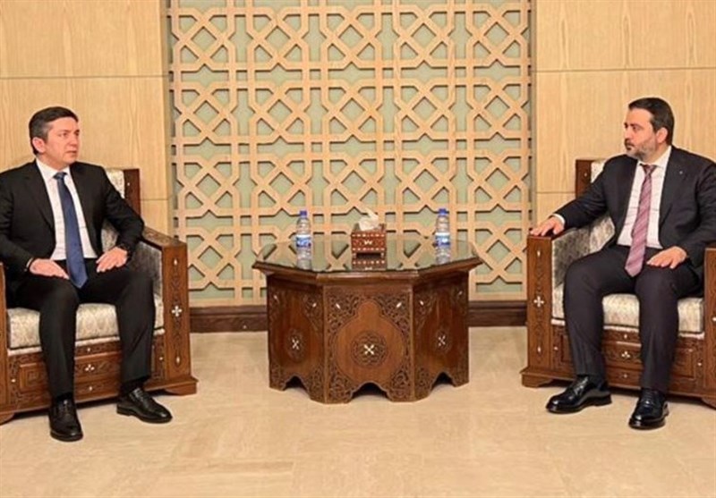 دیدار دیپلمات جمهوری آذربایجان با وزیر خارجه جدید سوریه دیدار دیپلمات جمهوری آذربایجان با وزیر خارجه جدید سوریه