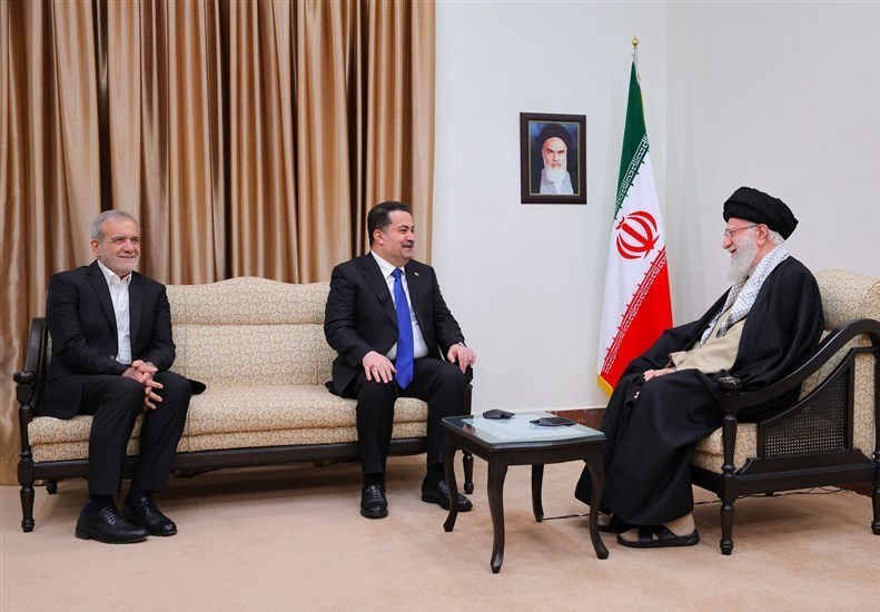 محمد شیاع السودانی , مسعود پزشکیان , کشور عراق , کشور سوریه , آیتالله سید علی خامنهای ,
