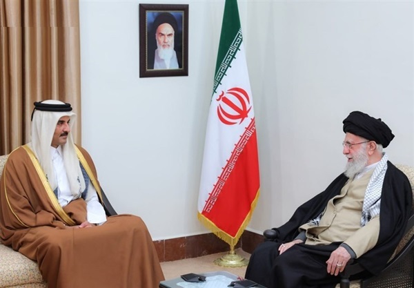  دیدار امیر قطر با امام خامنه‌ای