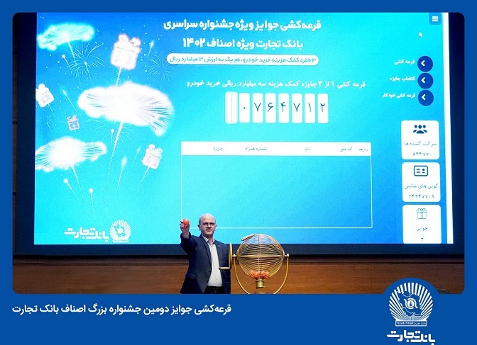 برندگان دومین جشنواره بزرگ اصناف بانک تجارت معرفی شدند