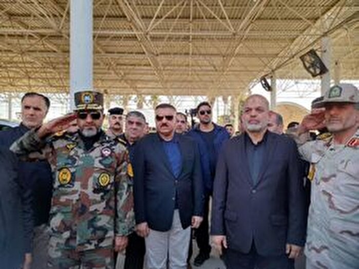 ورود وزیر کشور ایران و عراق به مرز خسروی