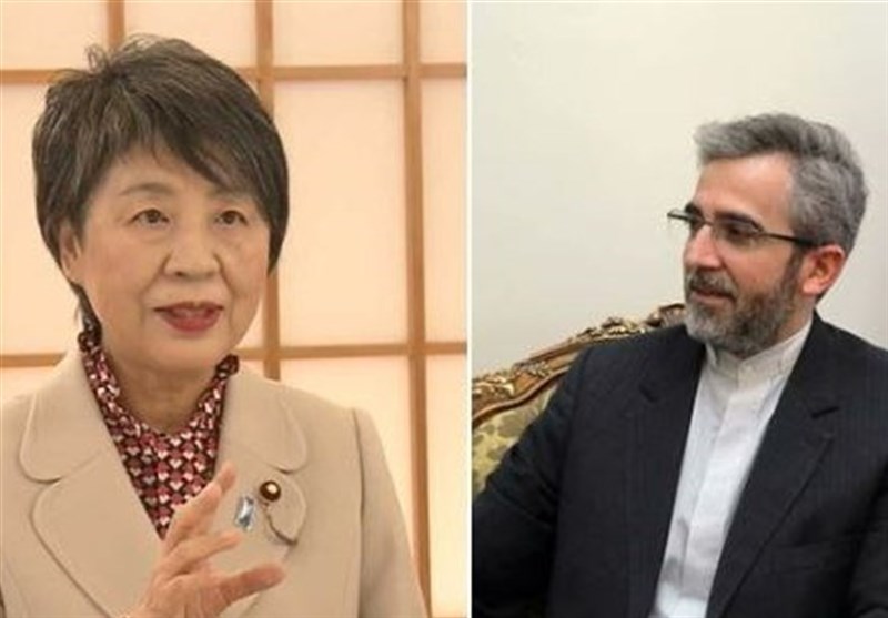 گفتوگوی ۳۵ دقیقهای وزیر خارجه ژاپن با علی باقری گفتوگوی ۳۵ دقیقهای وزیر خارجه ژاپن با علی باقری