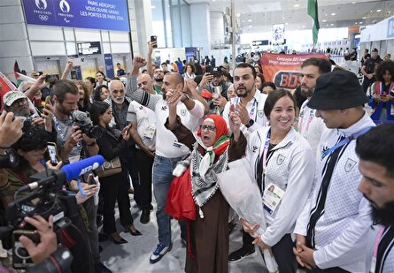 استقبال باشکوه از فلسطین در المپیک ۲۰۲۴ پاریس/ درخواست برای اخراج اعضای کاروان رژیم صهیونیستی