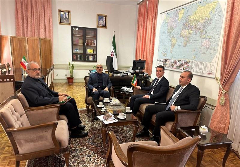 دیدار سفیر جمهوری آذربایجان با دستیار وزیر خارجه ایران دیدار سفیر جمهوری آذربایجان با دستیار وزیر خارجه ایران