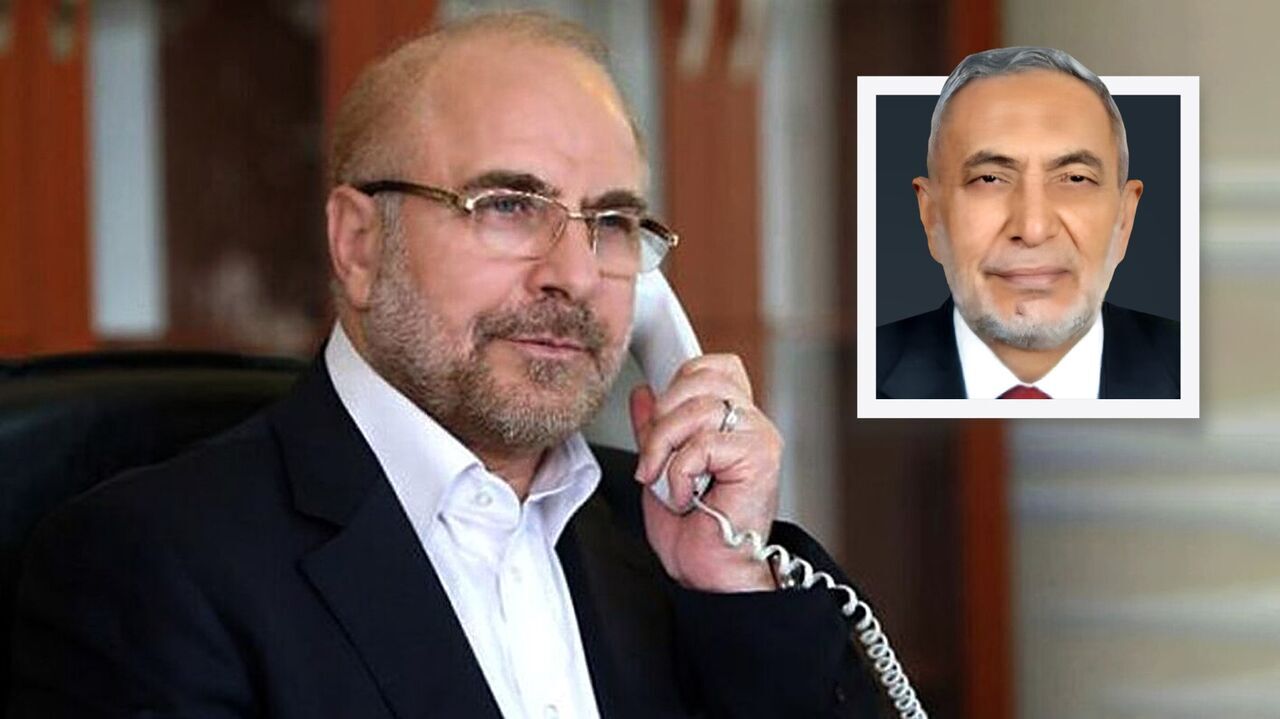 قالیباف: برای توسعه همکاریهای پارلمانی ایران و عراق آماده هستیم/ المشهدانی: بر عهد خود در مسئله قدس و موضوع فلسطین پایبندیم قالیباف: برای توسعه همکاریهای پارلمانی ایران و عراق آماده هستیم/ المشهدانی: بر عهد خود در مسئله قدس و موضوع فلسطین پایبندیم
