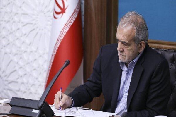 پیام تبریک مسعود پزشکیان به شیخ نعیم قاسم پیام تبریک مسعود پزشکیان به شیخ نعیم قاسم
