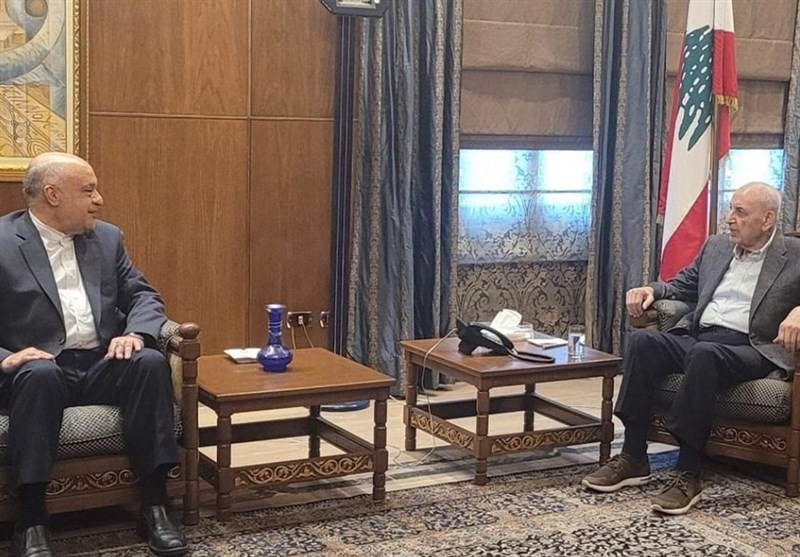 دیدار سفیر ایران با رئیس مجلس لبنان دیدار سفیر ایران با رئیس مجلس لبنان