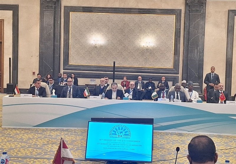 آغاز نشست وزیران خارجه دی ۸ در قاهره با حضور عراقچی آغاز نشست وزیران خارجه دی ۸ در قاهره با حضور عراقچی
