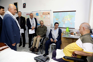 بازدید مدیرعامل بانک رفاه کارگران از مرکز توانبخشی جانبازان ثارالله بازدید مدیرعامل بانک رفاه کارگران از مرکز توانبخشی جانبازان ثارالله