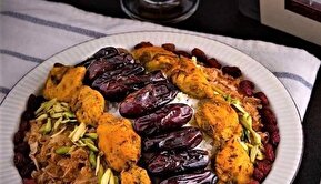 افطار و سحر مقوی با خرما پلو اهوازی (بدون گوشت)