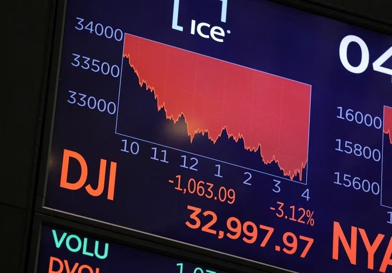 بازار سهام آمریکا بار دیگر قرمزپوش شد بازار سهام آمریکا بار دیگر قرمزپوش شد