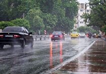 بارش باران و برف در محورهای ۵ استان